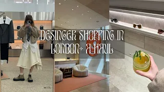 i got invited to shop at Loewe + shopping on new bond st london