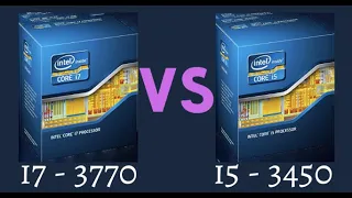 (inaccurate see comments and description) i7 3770 vs i5 3450 Test Games Ultra Settings