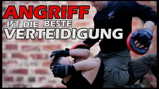 Angriff statt Abwehr! Selbstverteidigung ist mehr als Blocken und Ausweichen! Krav Maga Tutorial!