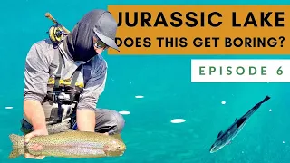 Fly Fishing HUGE TROUT in Crystal Clear Pools (Jurassic Lake Episode 6)