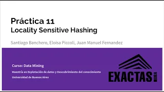 Práctica #11: Locality Sensitive Hashing