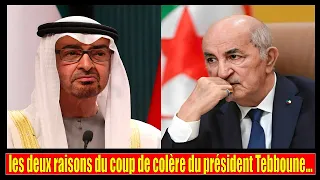 les deux raisons du coup de colère du président Tebboune contre les Emirats Arabes Unies