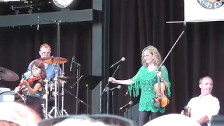 Natalie MacMaster, Donnell Leahy and Family at Milwaukee Irishfest 2018