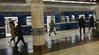 Станция Борисовский тракт, следующая - Восток, минский метрополитен