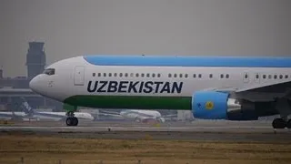 Uzbekistan Airways Boeing 767-300ER UK67003 Takeoff from NRT 34L