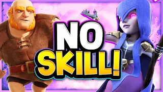12 Win Grand Challenge with No Skill Deck! - Clash Royale