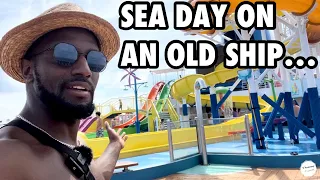 Exploring The Oldest Cruise Ship For Carnival Cruise | Giving Away A FREE CRUISE