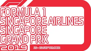 Formula 1 Singapore Airlines Singapore Grand Prix 2019