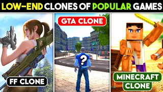 *SHOCKING* Clones Of Most POPULAR Games 😱 | Free Fire, GTA, Minecraft Best Clones For Mobile & PC 😍