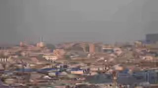 Huge plume of smoke visible from Muwasi rising in direction of eastern Rafah