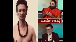 Shwaasa Guru and Swami Bhai in National TV India.