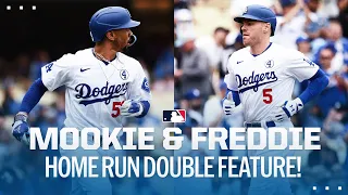 Mookie Betts and Freddie Freeman both homer in the 1st inning!