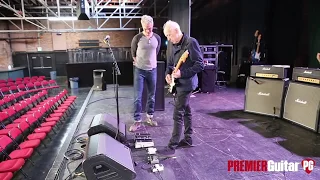 Robin Trower and his Pedalboard