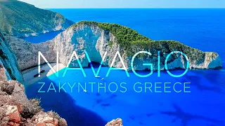 Navagio Zakynthos Greece - Shipwreck beach | Best beaches from Drone 4K