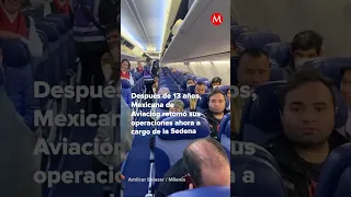 Así fue el primer vuelo de Mexicana de Aviación #milenioshorts