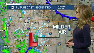 Warmer air arrives ahead of next cold front