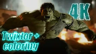 Bruce Banner The Incredible Hulk 4K Twixtor Scenepack with Coloring for edits MEGA