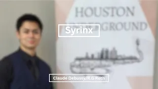 Syrinx by Claude Debussy/arr. R.G. Roth | Eddie Garcia