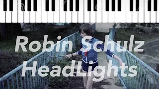 Robin Schulz ft. Ilsey | HeadLights | Piano Cover