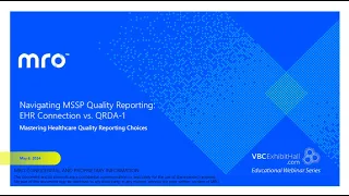 Navigating MSSP Quality Reporting: EHR Connection vs QRDA 1