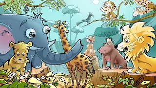 "Animals Up There Song for Kids" - Best Learning Song for Kids & Toddlers