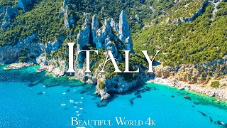 Italy 4K Nature Relaxation Film - Relaxing Piano Music - Natural Landscape