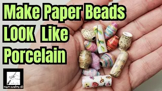 How to make AMAZING FANCY Paper Beads | LEARN all the BEST Tips (Paper Beads Tutorial)