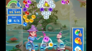 Bubble Witch Saga 2 Level 1434 with no booster & 5 bubbles left