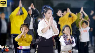 The Tibetan dance picture is warm, which makes people calm!