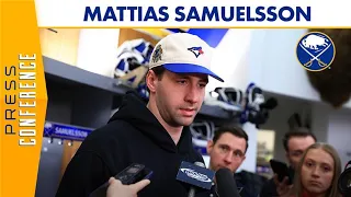 "Upie's A Dog" | Mattias Samuelsson 2023-24 End-Of-Season Interview | Buffalo Sabres