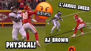 AJ Brown ‘SHUT DOWN’ Vs L’Jarius Sneed 😳 Eagles Vs Chiefs 2023 highlights