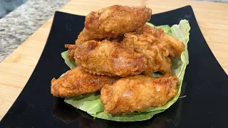 Crispy chicken wings Chinese restaurant style 👍 delicious easy way to make this a Home ￼