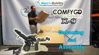 X-9 @ComfyGO  - How to unbox and assemble - Review by @Marcsmobility