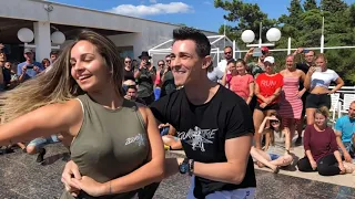 Rick Torri and Larissa Secco Zouk Dancing in Kacjak beach, Croatia