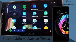 Android Auto on Android Stereo | Wired Connection | Head Unit Reloaded