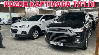 31 Yanvar 2024 Yil Captiva Malibu Tracker 2 Kia Sarento narxlari Qo’qon Moshina Bozori Каптива Малиу