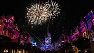 'Happily Ever After' Fireworks at Magic Kingdom - Full Show with Projections on Main Street - 2023