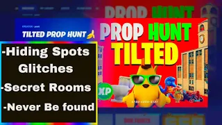 Fortnite Prop Hunt: Tilted Towers! (Secret Rooms,Hiding Glitches)👀🚫