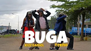 BUGA - Kizz Daniel ft  Tekno (Official Dance Video) | Tileh Pacbro | Buga Dance