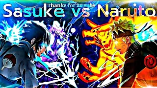 Sasuke vs Naruto[Edit/Amv]Thanks for 20 subs