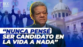 Leonel Fernández: “El PRM está aterrorizado ante la idea de una segunda vuelta”