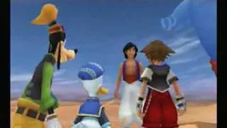 Kingdom Hearts Walkthrough Part 34 - Saving Aladdin / My 100th Video!