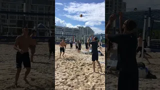 Volleyball. Sand training. Ivan Yakovlev and Egor Klyuka "Zenith" St. Petersburg