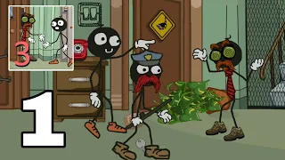 Stickman School Escape 3 Gameplay Walkthrough || All Level || {Android}