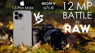 I expected BIGGER difference | iPhone 13 Pro Max vs Sony a7s III