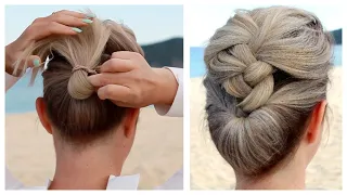 EASY 1 MINUTE HAIRSTYLE #shorts