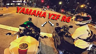 Bringing Our Bikes Out For A Night Run | YAMAHA YZF R6 🔥 | Motovlog Singapore | NeedForRide