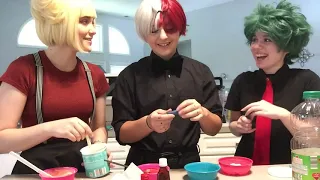 Villains Bake A Todoroki Cake (Bnha Cosplay)