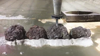 Cutting Geodes With A 60,000 PSI Waterjet