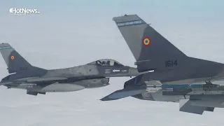 Cum apără avioanele F-16 românești și turcești cerul NATO aripă la aripă